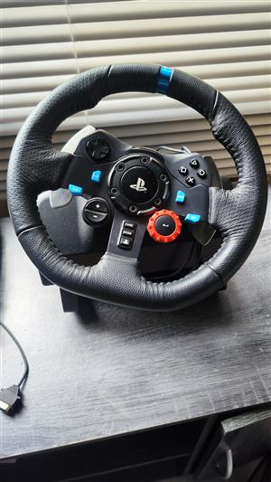 Logitech G29 Force-Feedback Steering Wheel + Shifter