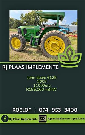 John deere 6125 trekker