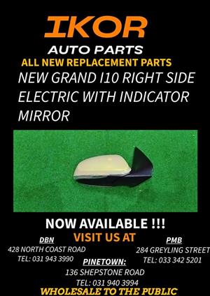 NEW GRAND I10 RIGHT SIDE ELECTRIC WITH INDICATOR MIRROR 
