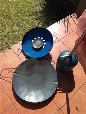 Skottel braai with No 7 gas bottle
