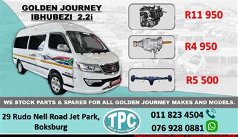 We Stock All Parts and Spares for Golden Journey Ibhubezi 2.2i 