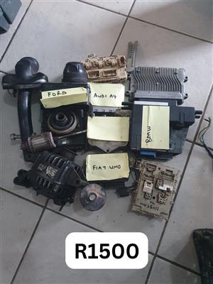Mixed Automotive ECU / Computer Boxes & Spares Job Lot (As-Is)