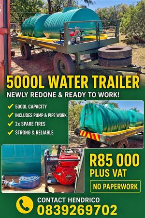 5000L Water Trailer
