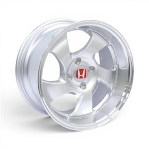 15″ CW-5055 4×100 Silver Alloy Wheels