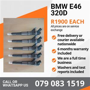 BMW E46 320D INJECTORS FOR SALE WITH WARRANTY 