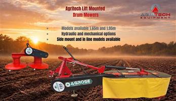 New Agritech drum mowers for sale at Mad Farmer SA