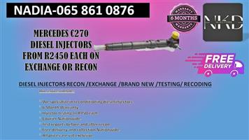 MERCEDES C270 DIESEL INJECTORS FOR SALE WITH TEST REPORTS