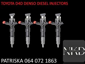 RECON DIESEL INJECTORS FOR TOYOTA D4D FOR SALE