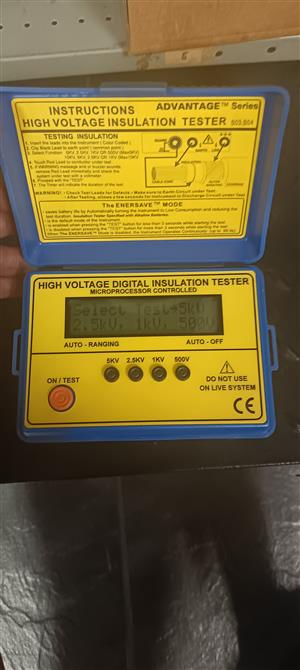 High voltage digital insulation tester 5kv