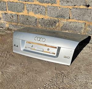 AUDI A4 3,0 B6 TRUNK/BOOT LID. SECOND HAND. FOR VARIOUS OTHER CARS