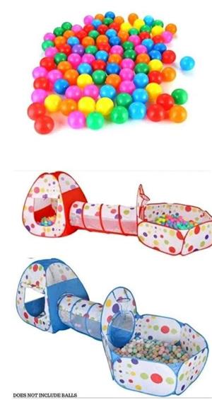 PLAY TENT + 100 PACK BALLS COMBO for sale