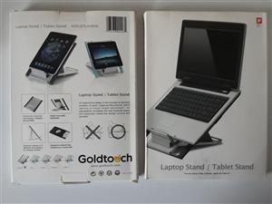 Goldtouch Laptop Stand or Tablet Stand. Brand new in a box. Sealed. Two to choos