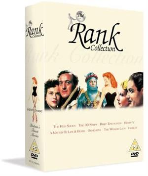 The Rank 70th Anniversary DVD Collection - Collectors Box Set - 8 DVD movies!