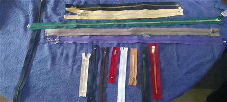 Assorted Zips. G