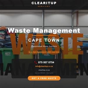    	 Waste Management Solutions in Cape Town