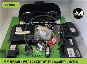 Lockset - Nissan Navara 2.5 DDTi