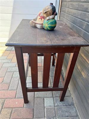 Antique wooden nightstand