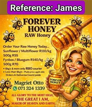 Pure Raw Delicious Honey