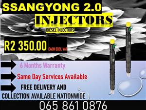 SSANGYONG 2,0 INJECTORS FOR SALE -NATIONWIDE