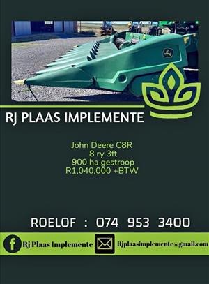 John deere 8 ry 91 mielie tafel
