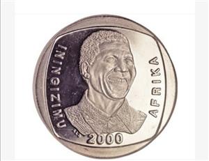 I am selling R5 Mandela coin 2000(smiley) 