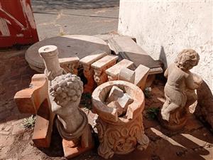 Concrete garden furniture 