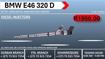 BMW E46 320 D Diesel Injectors 