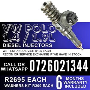 VW Polo 1.4 / 1.9L diesel injectors for sale