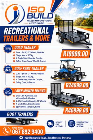 Bike Trailers for sale on order