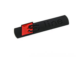 Audi S-Line Black Fender Badge