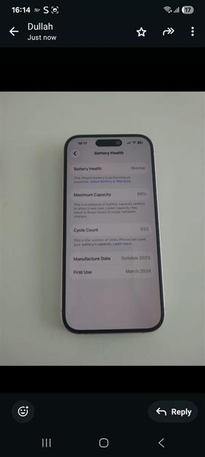 iPhone 15 pink R9500neg