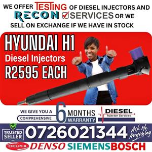 Hyundai H1 diesel injectors for sale