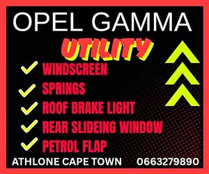 Opel Gamma Utility Spares