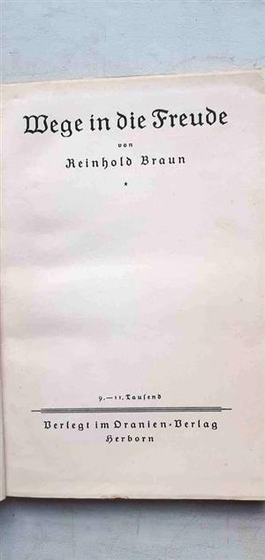Mege in die Freude - Reinhold Braun