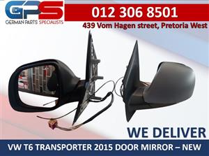 VW T6 TRANSPORTER 2015 DOOR MIRROR NEW FOR SALE  