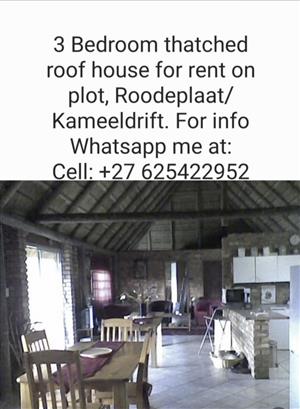 Nice 3 Bedroom House for rent in Kammeldrift/Roodeplaat