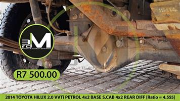 2014 TOYOTA HILUX 2.0 VVTi PETROL 4x2 BASE S.CAB 4x2 REAR DIFF [Ratio = 4.555]
