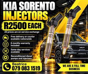 KIA SORENTO injectors for sale