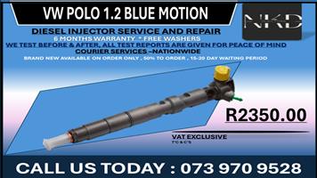 Vw Polo 1.2L Diesel Injectors 