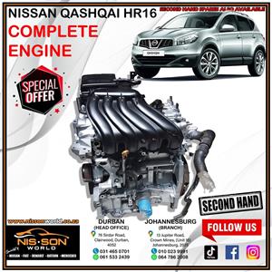 Nissan Qashqai HR16 Complete Engine