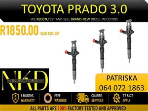 DIESEL PERFORMANCE DIESEL INJECTORS - TOYOTA PRADO 3.0 