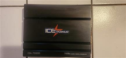 7000w monoblock and 8 inch 4000w subwoofer