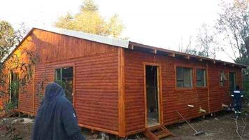 AD log house for sale