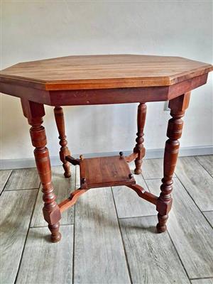 Hexagonal occasional table