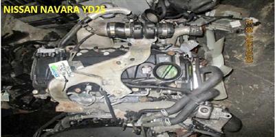 NISSAN NAVARA/FRONTIER 2.5L TURBO COMPLETE YD25 USED IMPORTED ENGINE FOR SALE