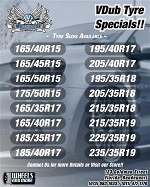 15-19 inch Stretch Tyres Special - VDub