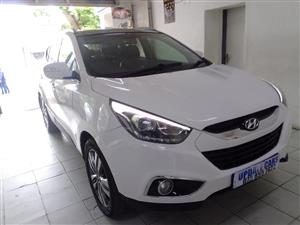 2014 HYUNDAI iX35 CRDI. 2.0 GLS 78,000KM , WHITE COLOR DIESEL  SPAR KEY, AUTOMATIC