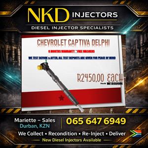 Delphi Captiva Diesel Injectors
