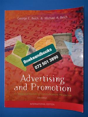 Advertising And Promotion - George E Belch - Fifth Edition.