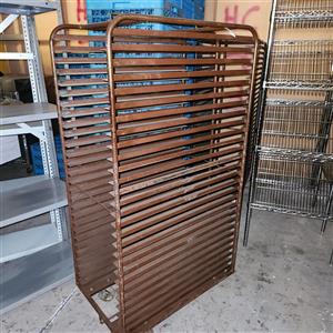 Tray Trolley – Mobile with metal Castor Wheels